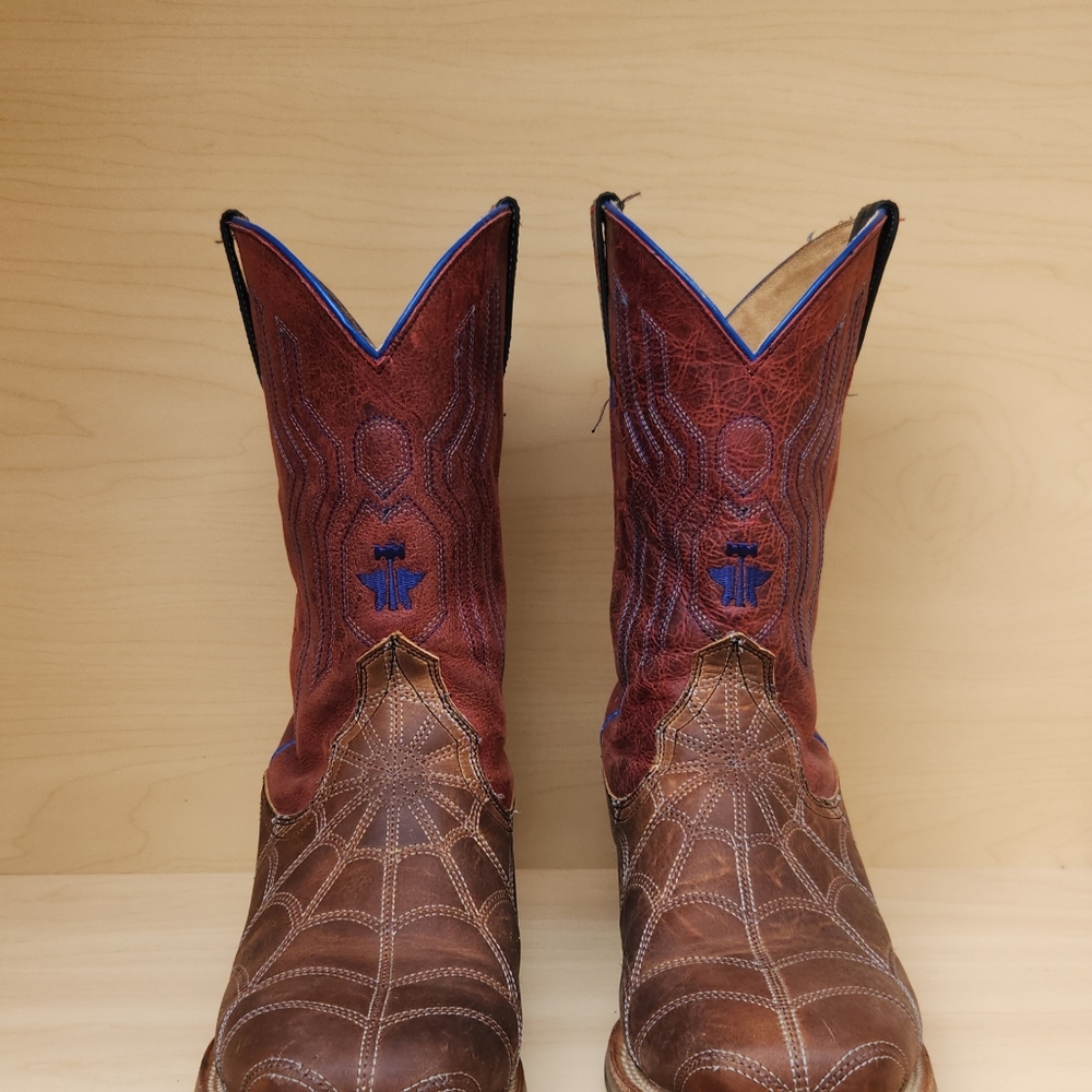Tin Haul Youth Size 7 Cowboy Boots - Picture 3 of 8